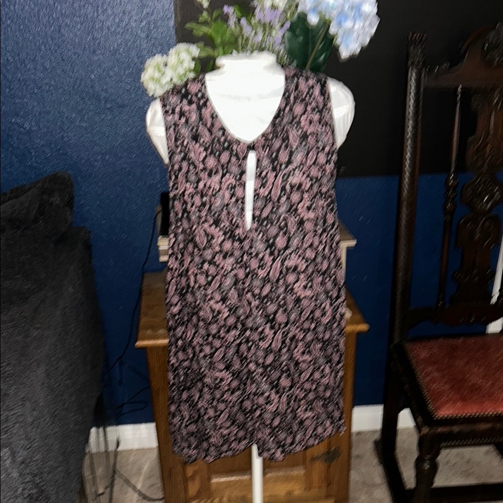 Wild Pearl Purple Pink Sleeveless Sundress Mini